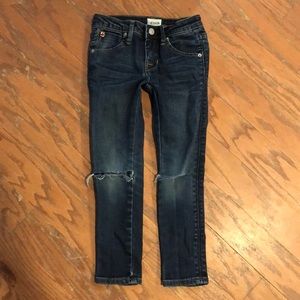 Hudson Girls Ripped Skinny Jeans Sz 4
